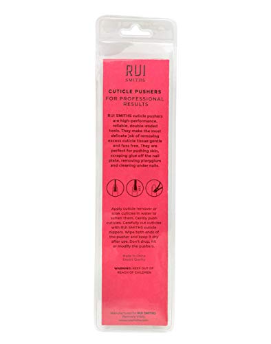 Rui Smiths Cuticle Pusher Style 106 - Dual Ended Stainless Steel Tool