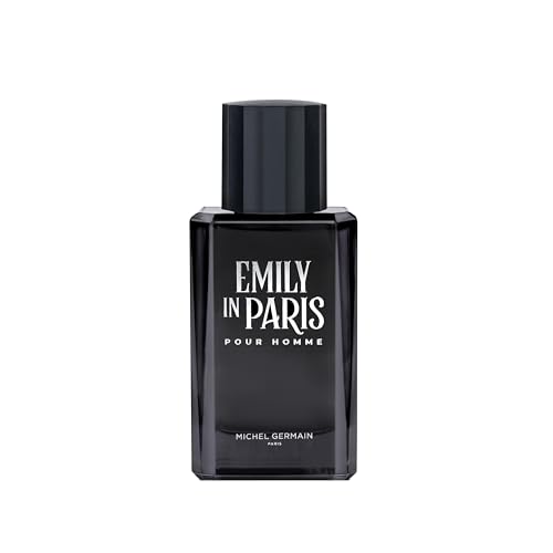 Michel Germain Emily in Paris Pour Homme Eau de Toilette Spray Cologne, Fougere Aromatic Scent, Top Notes of Sophisticated Cardamom for Him, 1 Fl Oz