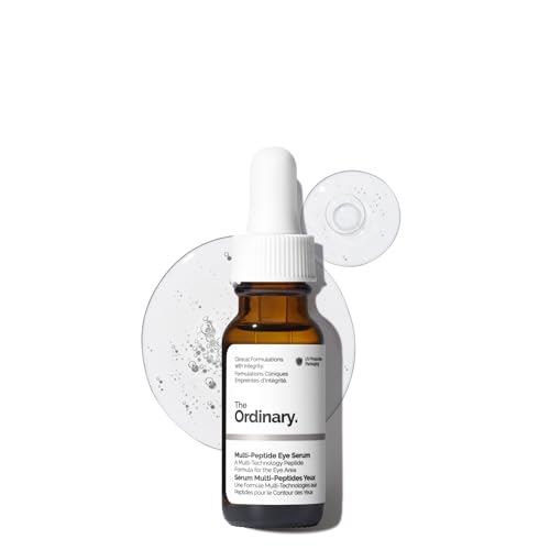 The Ordinary Multi-Peptide Eye Serum, Anti-Aging Formula for Crow’s Feet, Dark Circles & Puffiness, 0.5 Fl Oz