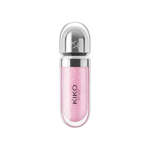 Kiko Milano 3D Hydra Lip Gloss – High Shine, Hydrating, Plumping, Non-Sticky, Moisturizing Lip Makeup – 05 Pearly Pink – 6.5ml