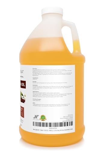velona Jojoba Oil - 1 Gallon / 128 fl oz, Cold Pressed, Unrefined