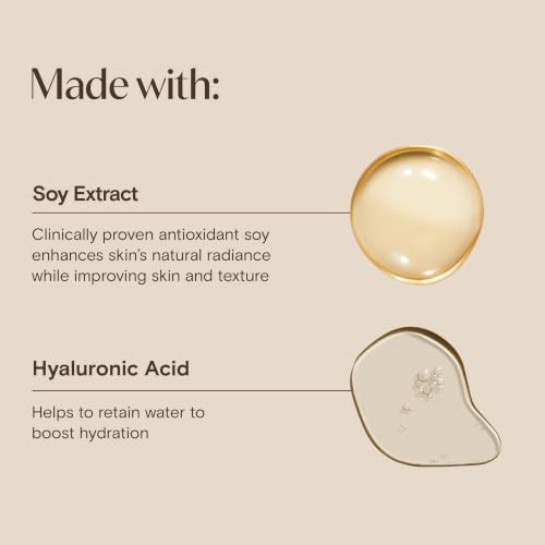 Aveeno Positively Radiant Skin Brightening Exfoliating Daily Face Wash Scrub, Gentle with Moisture-Rich Soy Extract, Helps Improve Skin Tone & Texture, Oil- & Soap-Free, Hypoallergenic, 5 Oz