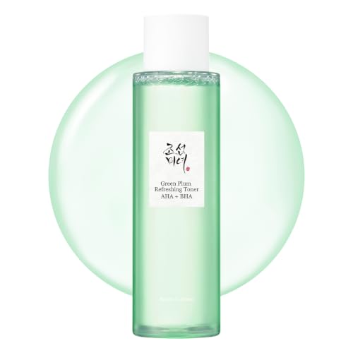 Beauty of Joseon Green Plum AHA BHA Toner Refreshing Facial Essence Moisturizer Mild Exfoliating Salicylic Acid for All Skin Types, Korean Skin Care for Men Women 150ml 5.27 fl.oz
