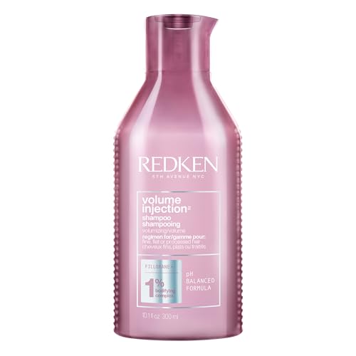 Redken Volume Injection Shampoo – For Fine Hair, 10.1 Fl Oz