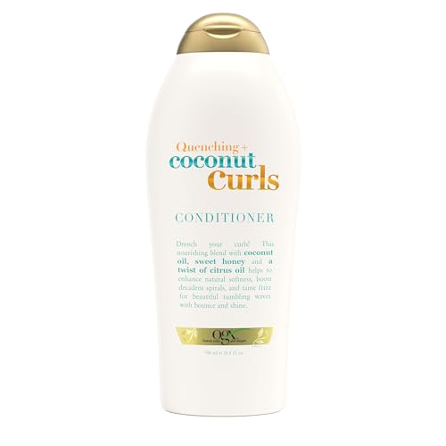 OGX Quenching + Coconut Curls Conditioner, 25.4 fl oz