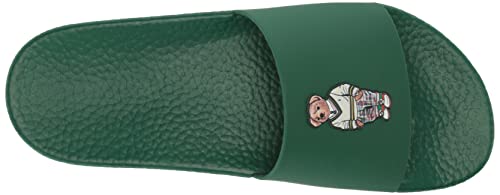 POLO RALPH LAUREN Womens Slide Sandals, Forest Green, 13 US