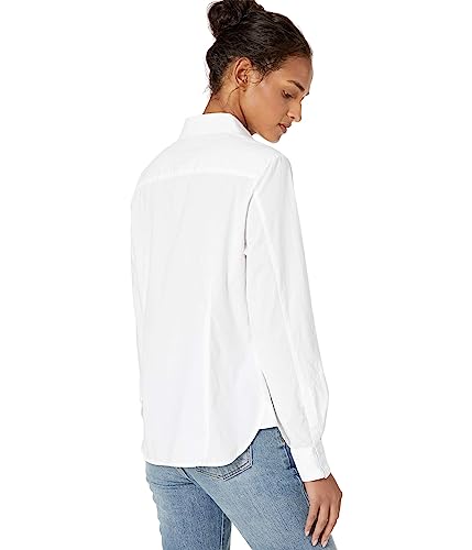 Tommy Hilfiger Solid Roll Tab Bright White LG (US 12-14)