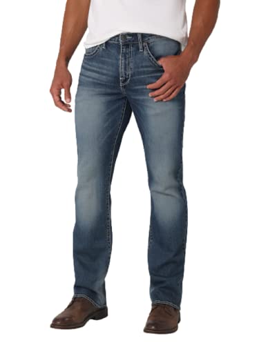 Rock & Republic Men's Mid-Rise Bootcut Jean, Denied, 36W x 30L