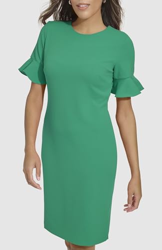 Calvin Klein Women's Dresses Sheath Dress,Meadow,8