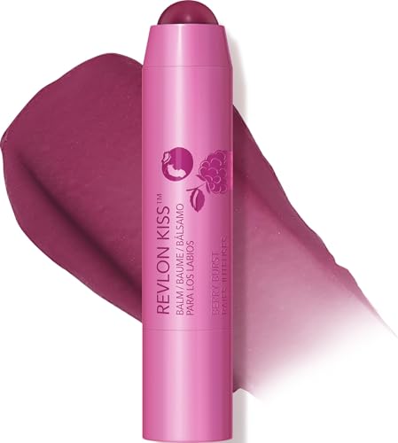 Revlon Kiss Balm with Sunscreen SPF 20, 035 Berry Burst, 0.09 oz