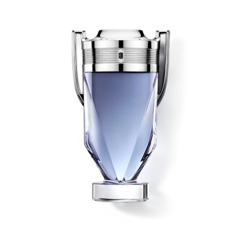 Rabanne Invictus Eau de Toilette - Long Lasting Woody Aquatic Cologne for Men with Marine, Grapefruit & Guaiac Wood - Trophy Bottle French Fragrance Spray from Paris, 6.8 oz