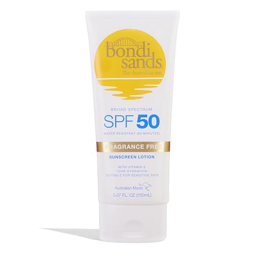 Bondi Sands Fragrance Free Sunscreen Body Lotion SPF 50, 5.07 Fl Oz