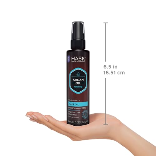 HASK Repair Argan Oil Shine Hair Oil, Pack of 3