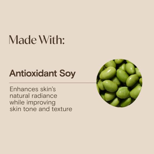 Aveeno Positively Radiant Daily Face Moisturizer with SPF 15 Sunscreen, Hydrating Face Lotion with Soy Extract to Improve Skin Tone and Texture, Hypoallergenic Formula, Oil-Free, 4 Fl Oz