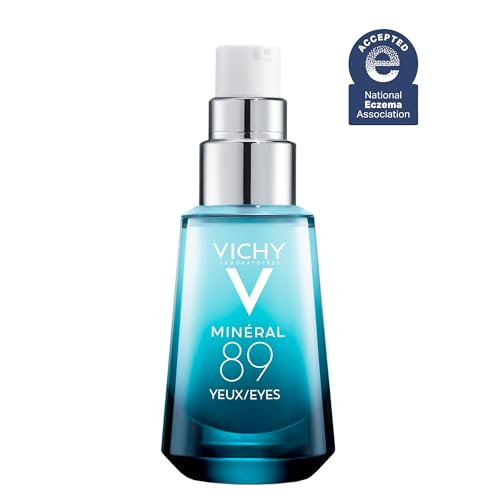 Vichy Mineral 89 Eye Serum, Hyaluronic Acid and Caffeine Eye Cream, 0.5oz