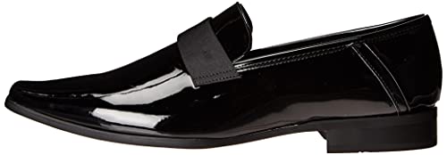 Calvin Klein Men's Bernard Loafer, Black Patent, 10