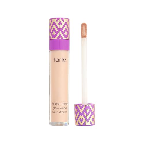 tarte shape tape glow wand – Sheer Liquid Highlighter with Mineral Pigments & Shea Butter for Hydrated Radiant Appearance, Vegan & Cruelty-Free, full size, sunbeam