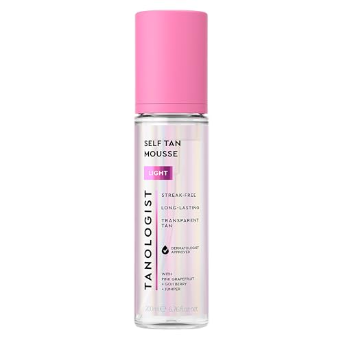Tanologist Self Tanner Mousse, Light Self Tan Mousse, 6.76 Fl Oz