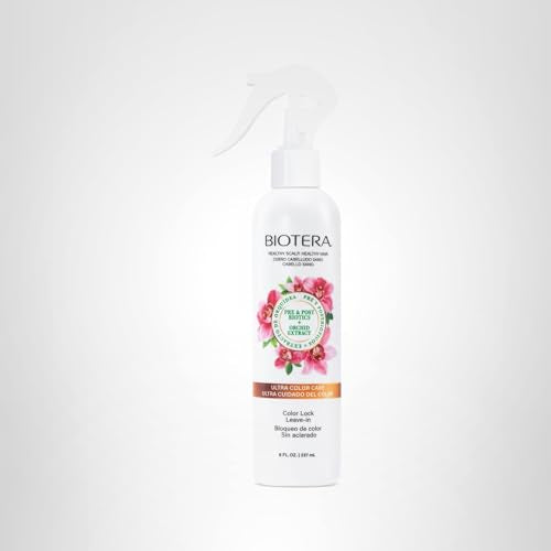 Biotera Ultra Color Care Leave-In Conditioner for Color-Treated Hair - Protects & Extends Vibrancy, Hydrates & Detangles, Enhances Shine & Softness, Sulfate-Free, Vegan, 8 Fl Oz