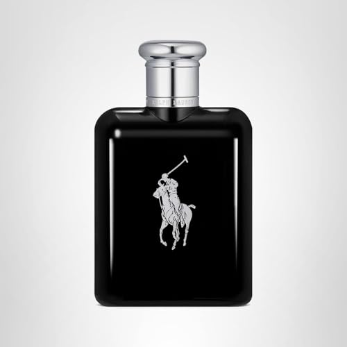 Ralph Lauren Polo Black Eau de Toilette Woody Fresh Cologne - 4.2 Fl Oz