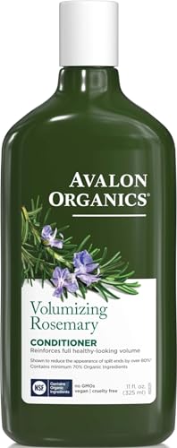 Avalon Organics Rosemary Conditioner - Volumizing Haircare to Reinforce Full, Healthy Looking Volume, 11 Oz