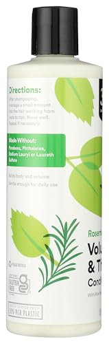 365 by Whole Foods Market, Volume & Thickness Conditioner with Rice Protein & Collagen, Rosemary Mint Scent, 16 Fl Oz