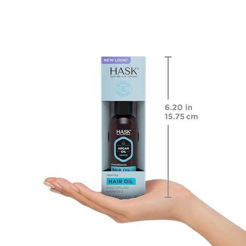 HASK Repair Argan Oil Shine Hair Oil, Pack of 3