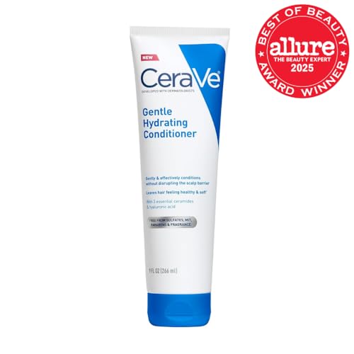 CeraVe Gentle Hydrating Conditioner, Hair Conditioner with Hyaluronic Acid