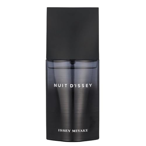Issey Miyake Nuit d'Issey Eau de Toilette - Fragrance for Men - Leathery, Woody, Fresh - With Notes of Bergamot, Leather Accord, Vetiver Essence, Patchouli & Dark Woods Accord - 2.5 oz