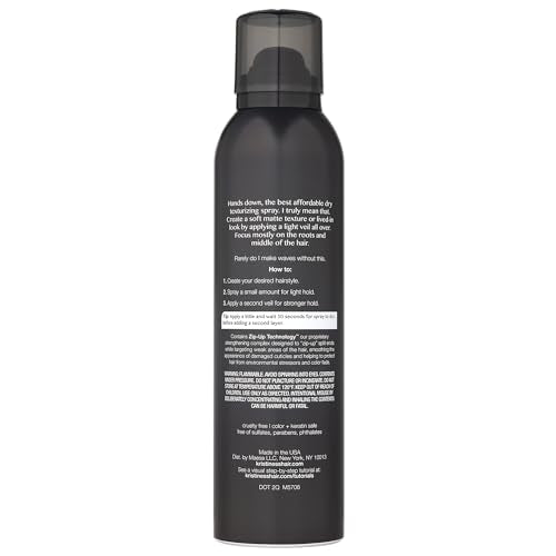 Kristin Ess Dry Texture Hair Spray for Women | Professional Salon | Light Hold Texturizing Styler + Volumizing Hairspray for Curls, Waves + Fine Hair | Soft Matte Finishing | Fresh Pear Fragrance, 7oz