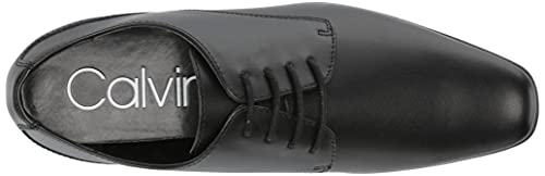 Calvin Klein Men's Brodie Loafers, Black Leather 970, 7.5