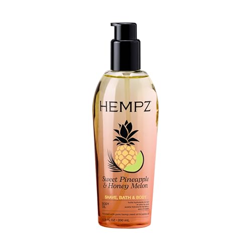Hempz Sweet Pineapple & Honey Melon Multi-Purpose Body Oil - 6.76 Fl Oz