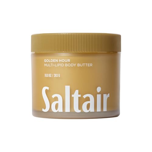 Saltair Multi-Lipid Body Butter | Golden Hour Ceramide Cream | 10 oz