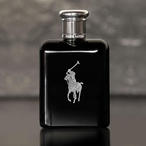 Ralph Lauren Polo Black Eau de Toilette Woody Fresh Cologne - 4.2 Fl Oz