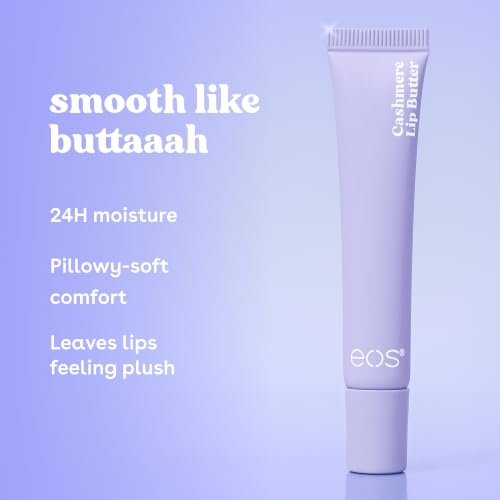 eos Vanilla Cashmere Lip Butter Plumping Peptides Smoothing Shea Butter 0.35 oz
