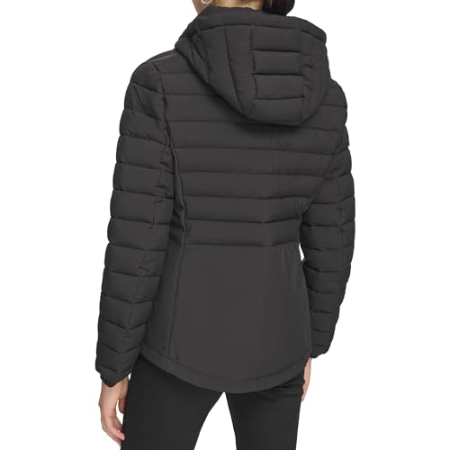 Calvin Klein Women's Outerwear Jacket,Black,L