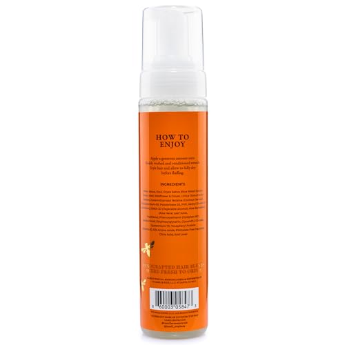 Camille Rose Spiked Honey Mousse – 4-in-1 Hair Styling Mousse with Rice Water for Softness, Strength, Shine, Frizz-Control, 8 Fl Oz