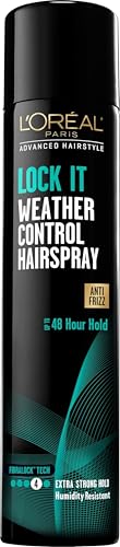 L'Oreal Paris LOCK IT Weather Control Hairspray (Packaging May Vary)