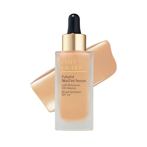 Estée Lauder Futurist Skin Tint Serum Foundation SPF 20 with Glycerin | Light Coverage, 1.0 Fl Oz, 1N2 Ecru