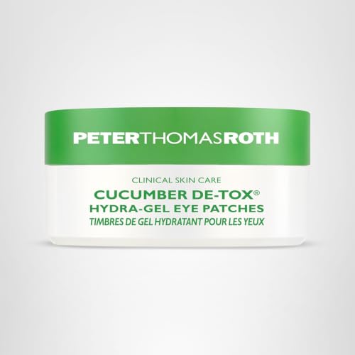 Peter Thomas Roth | Cucumber De-Tox® Hydra-Gel Eye Patches | Cucumber Extract Eye Mask Patches for Puffiness and Dark Circles