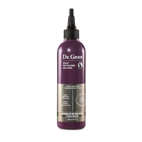 Dr. Groot Miracle in Shower Moisturizing Treatment for Hair Loss, Korean Hair Care Rinse, Rosemary Oil for Smooth, Healthier-Looking Hair in 5 Seconds, Scalp Revitalizing Solution