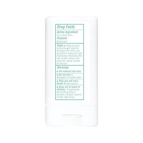Thinkkids Mineral Sunscreen Stick SPF 30, 0.64 Oz, Vegan & Water Resistant