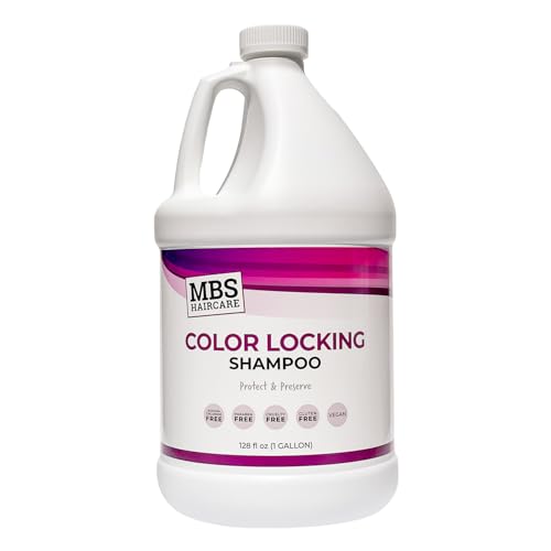 MBS Haircare Color Locking Shampoo - Sodium Chloride Free, Paraben Free, Vegan