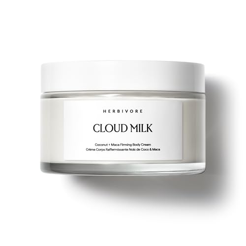 HERBIVORE Cloud Milk Coconut Firming Body Cream | Fast-Absorbing, 0.6 oz