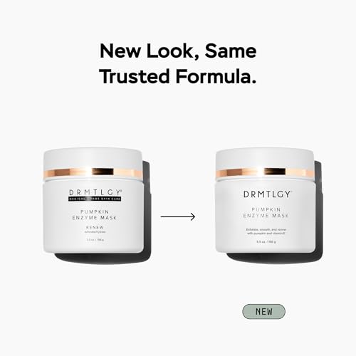 DRMTLGY Pumpkin Enzyme Face Mask | Gentle Exfoliating Face Mask