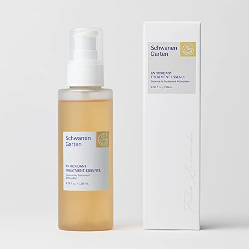 Schwanen Garten Antioxidant Treatment Essence, Skin Balancing Toner for face with Centella Asiatica, Hydrating, Soothing, Korean Skin Care 4.06 fl.oz 120ml