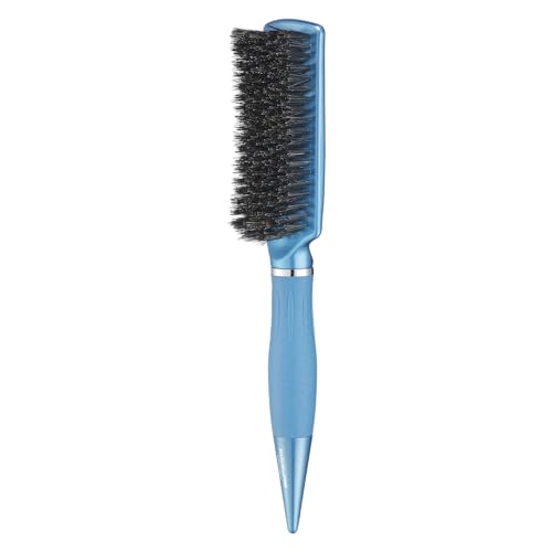 BaBylissPRO Nano Titanium Mixed Boar Bristle Hair Brush, Professional Styling Brush for Shine, Smoothness & Healthy-Looking Hair, Ideal for All Hair Types & Everyday Use