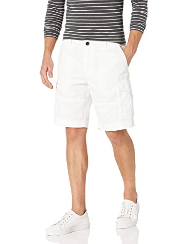 Tommy Hilfiger Men's 6 Pocket Cargo Shorts Bright White