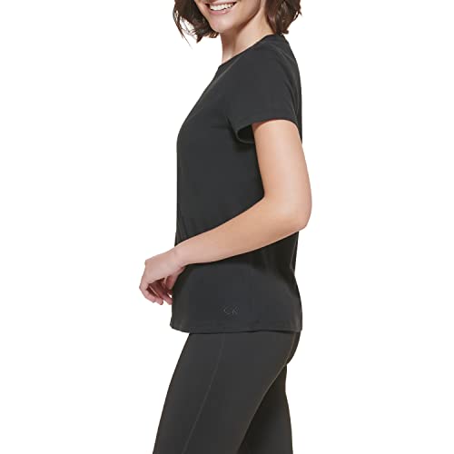 Calvin Klein Performance Women's Short Sleeve T-Shirt, Black, Medium