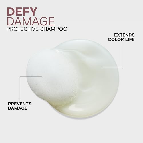 Joico Defy Damage Protective Shampoo | For Color-Treated Hair | Strengthen Bonds & Preserve Hair Color | With Moringa Seed Oil & Arginine | 10.1 Fl Oz